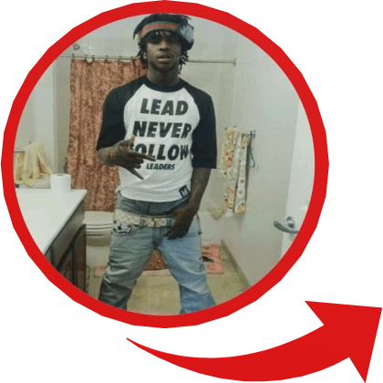 Chief Keef Red Circle