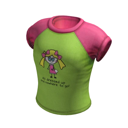 Retro/Vintage Tee | Pink & Green