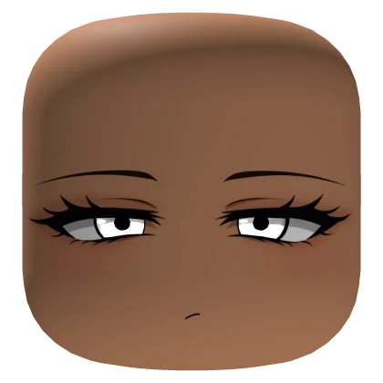 Bored Witch Face with White Glowing Eyes - Nougat