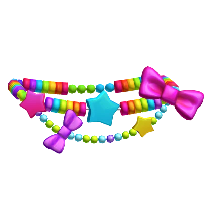 Harajuku Decora Rainbow Kandi Belt 3.0