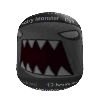 scary monser head (i made!!!!)