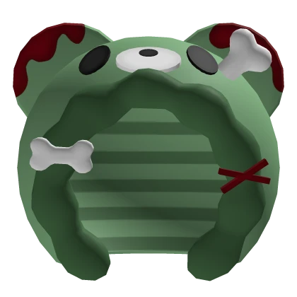 ♡ Cute Kawaii Zombie Halloween Bones Bear Hood