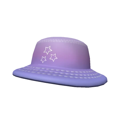 Trendy Purple Star Hat