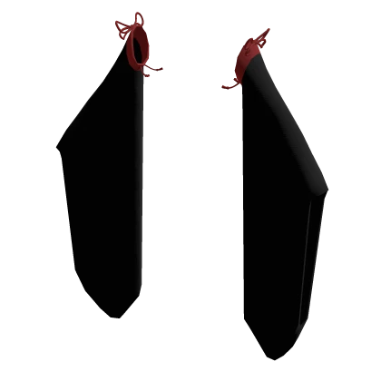 Detachable Long Sleeves – Black & Red