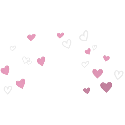 Pink & White Heart Aura