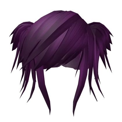 Messy Scene Tails in Dark Purple