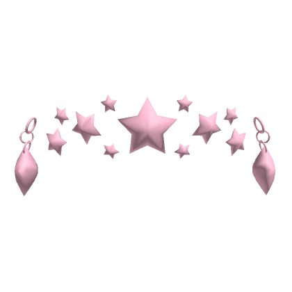 Pink Star Earrings