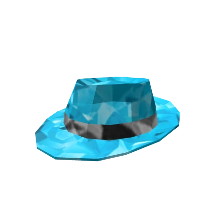Sky Blue Sparkle Time Fedora