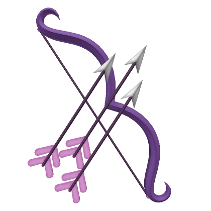 Purple Bow & Arrow