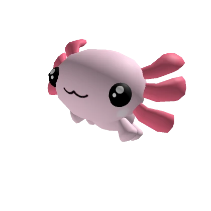 Flying Pink Axolotl Friend