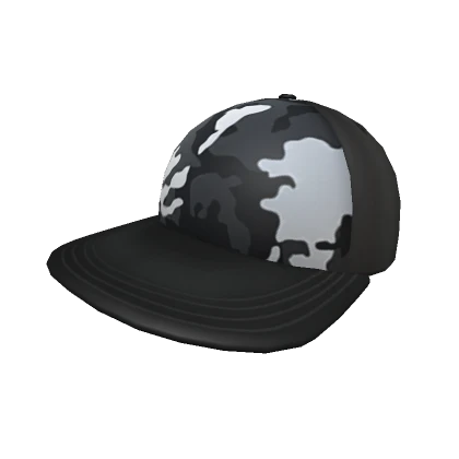 Black Camo Cap