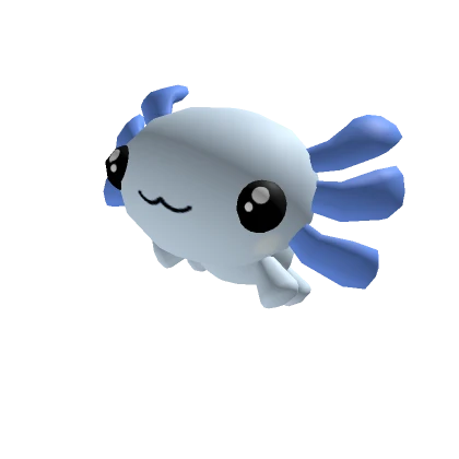 Flying Blue Axolotl Friend