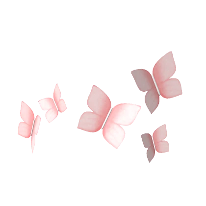 Pink Butterflies on face