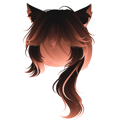 Fluffy Anime Hairstyle with Cat Ears (Embers)