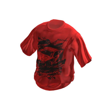 💜 Street Graphic T Shirt_Red