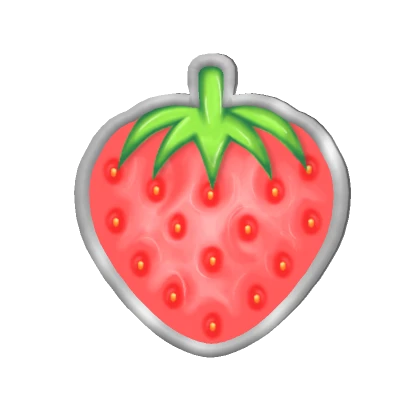 1.0 - Strawberry Lapel Pin