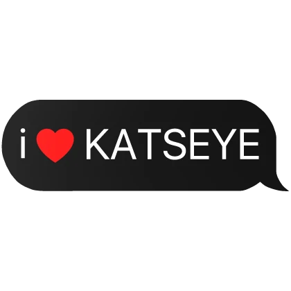 i heart katseye text