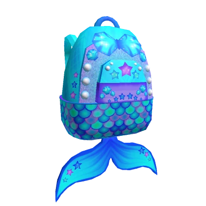 Sea Blue Mermaid Backpack