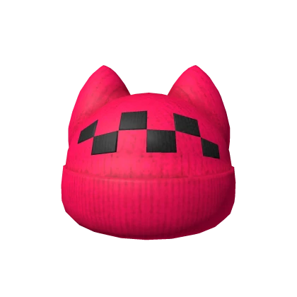 Pink Kitty Beanie