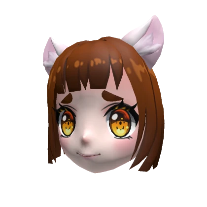 Brown Neko Anime Mask