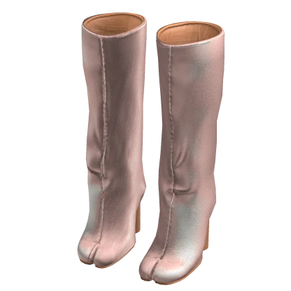 Tabi Pink Tall Boots