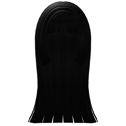 long hime school girl haircut in black