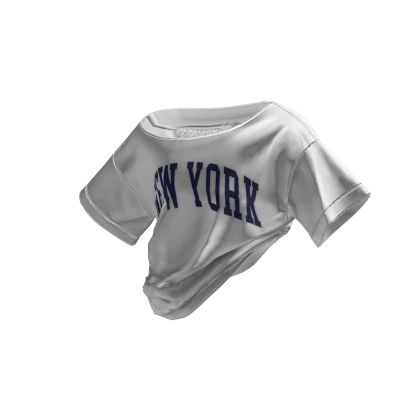 Y2K Off Shoulder Tucked Shirt New York