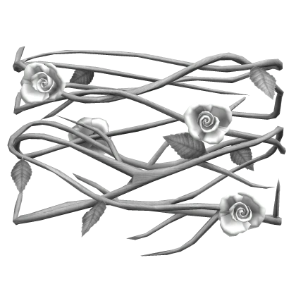 Angelic White-Silver Roses - Torso [1.0]