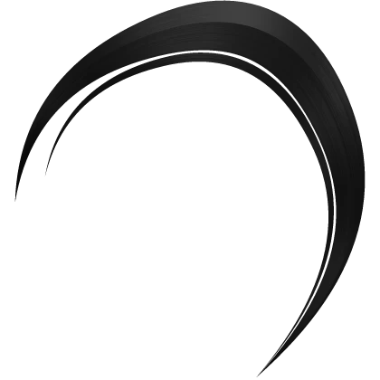 Black Ahoge Hair Cowlick Extension