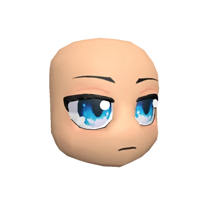 Bored Anime Head (Blue Eyes)