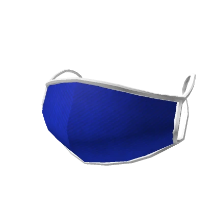 Bright Blue Fabric Mask 