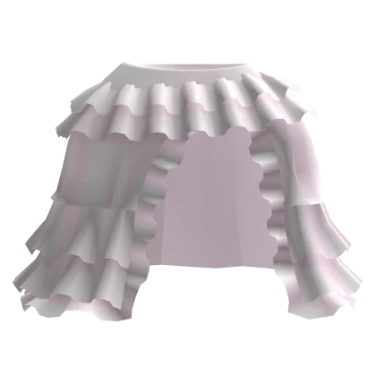 gothic victorian long ruffled skirt 3.0 baby pink