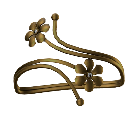 Gold Flower Arm Bracelet (R)