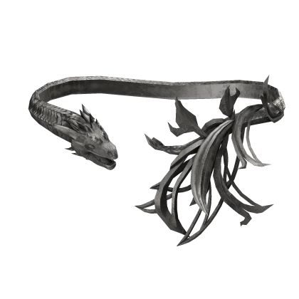 1.0 Silver Dragon Necklace of the Queen