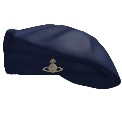 🌌Cute & Trendy Royal Blue Y2K Emo Vivi Beret🌌