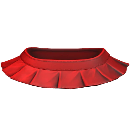 Mini Skirt Red Leather Basic Baddie Chibi Y2K 3.0