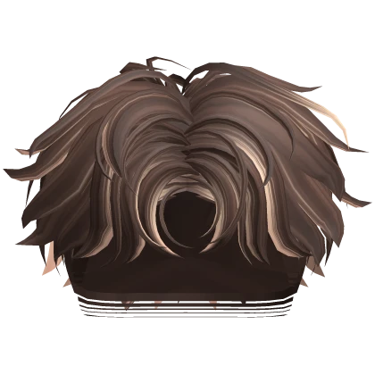 Short Middle Part w/ Fade Hairstyle - Brown&Blonde