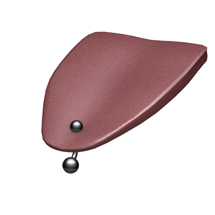 SCENE TONGUE EMO PIERCING IN CHROME