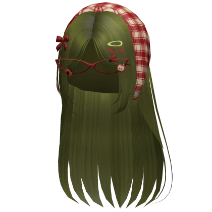 igari ladybug straight hair green