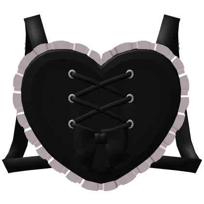 ♡ : FREE 3.0 black and pink heart ribbon backpack