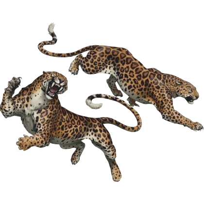 Leopard Cheeta Animal Tropical McBling Harajuku 