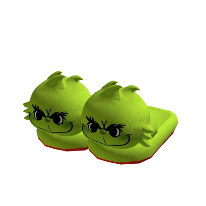 christmas grouch slippers v2