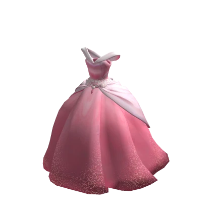 Cinderella's Pink Elegant Ball Gown πβ¨