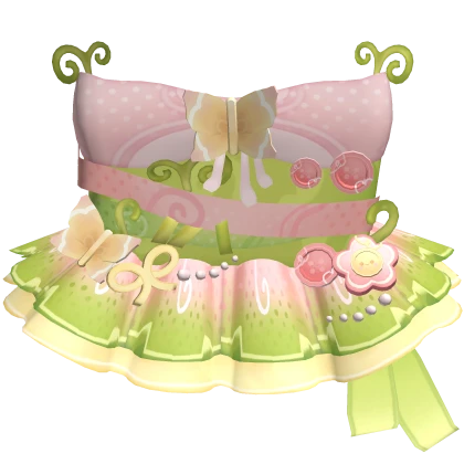 ♡ ꒰ mythical garden fairy dress