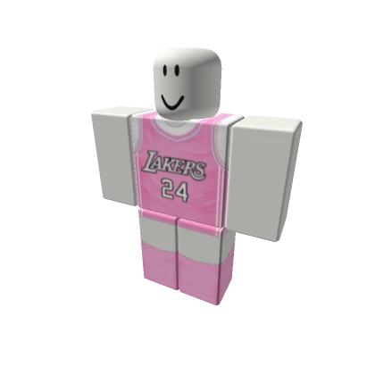 Pink Lakers jersey dress x socks