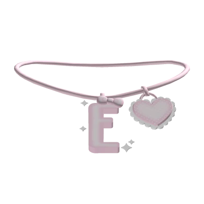 E Initial Necklace