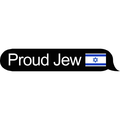Proud Israeli text