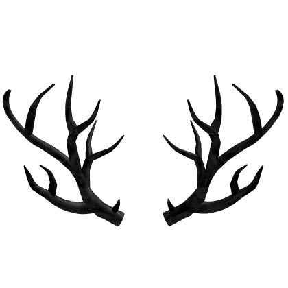 Black Sparkle Time Antlers