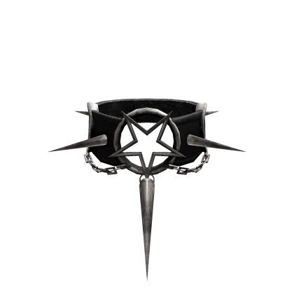 Black Gothic Star Choker [3.0]