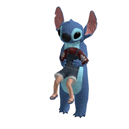 Stitch Carring Lilo Meme Suit 💙